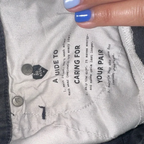 Madewell Cali Demi Boot Cut Jeans in Bellspring Wash size 26 - Picture 8 of 8